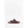 BIRKENSTOCK HABANA ARIZONA NARROW SOFT FOOTBED OILED LEATHER SANDALS